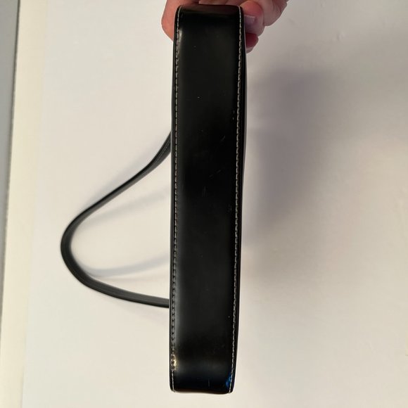 Vintage Q&A Black mini evening shoulder bag - Picture 7 of 8